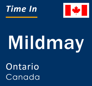 Current local time in Mildmay, Ontario, Canada