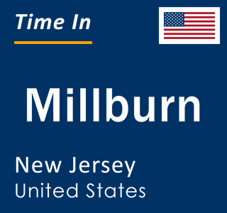 Current local time in Millburn, New Jersey, United States
