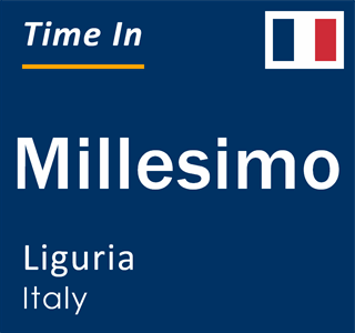 Current local time in Millesimo, Liguria, Italy
