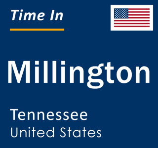Current time in Millington, Tennessee, United States