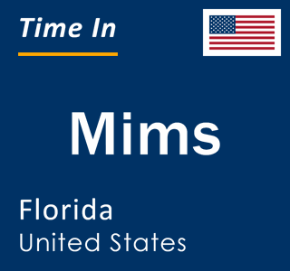 Current local time in Mims, Florida, United States