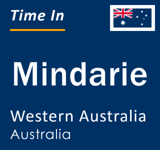 Current local time in Mindarie, Western Australia, Australia