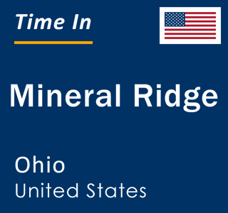 Current local time in Mineral Ridge, Ohio, United States