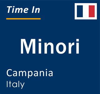 Current local time in Minori, Campania, Italy