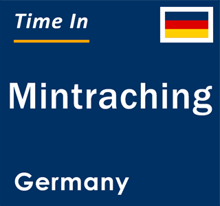 Current local time in Mintraching, Germany