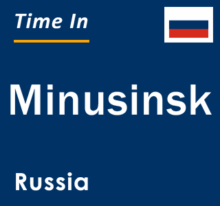 Current local time in Minusinsk, Russia