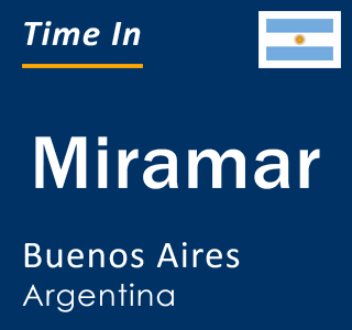 Current local time in Miramar, Buenos Aires, Argentina