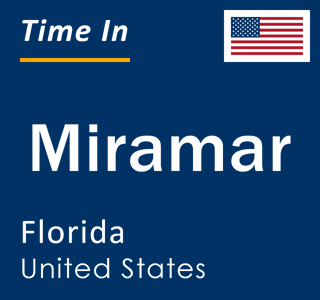 Current time in Miramar, Florida, United States