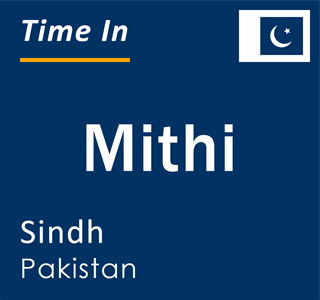 Current local time in Mithi, Sindh, Pakistan