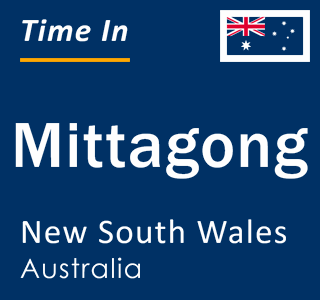 Current local time in Mittagong, New South Wales, Australia