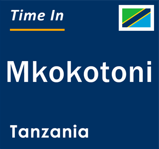 Current local time in Mkokotoni, Tanzania