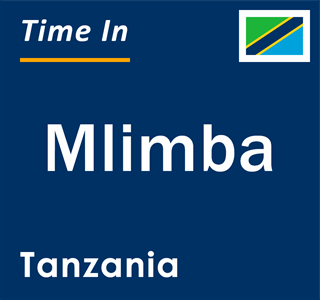 Current time in Mlimba, Tanzania