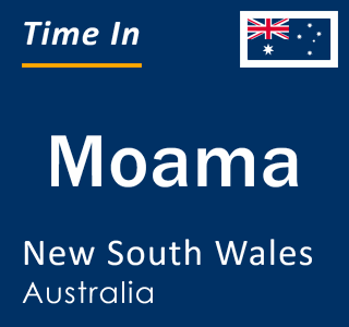 Current local time in Moama, New South Wales, Australia