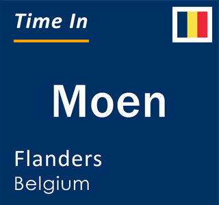 Current local time in Moen, Flanders, Belgium