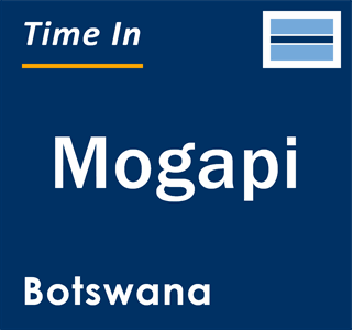 Current local time in Mogapi, Botswana