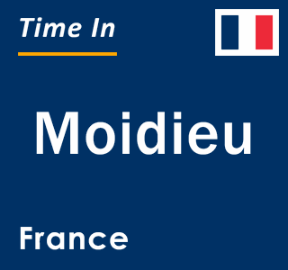 Current local time in Moidieu, France