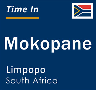 Current local time in Mokopane, Limpopo, South Africa