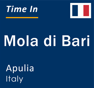 Current local time in Mola di Bari, Apulia, Italy