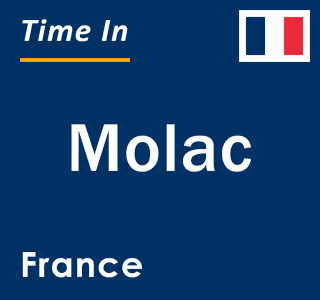 Current local time in Molac, France