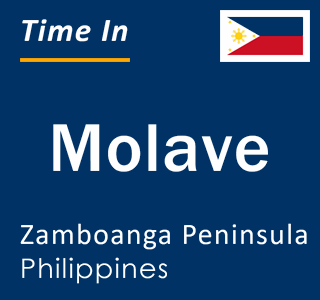 Current local time in Molave, Zamboanga Peninsula, Philippines