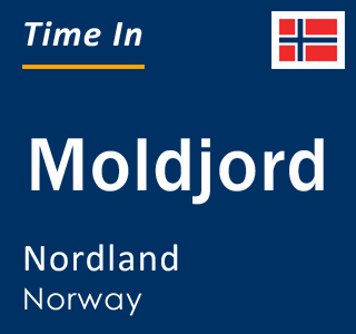 Current local time in Moldjord, Nordland, Norway