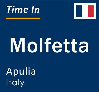 Current local time in Molfetta, Apulia, Italy
