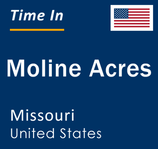 Current local time in Moline Acres, Missouri, United States