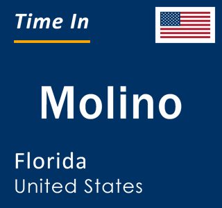 Current local time in Molino, Florida, United States