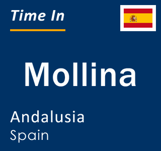 Current local time in Mollina, Andalusia, Spain