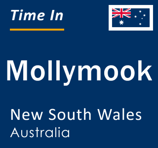 Current local time in Mollymook, New South Wales, Australia