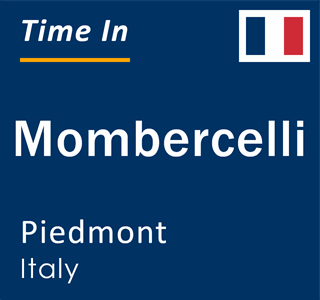 Current local time in Mombercelli, Piedmont, Italy