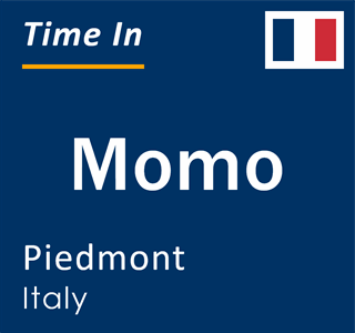 Current local time in Momo, Piedmont, Italy