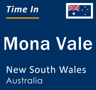 Current local time in Mona Vale, New South Wales, Australia