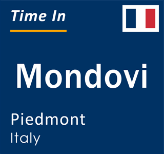 Current local time in Mondovi, Piedmont, Italy