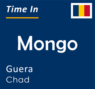 Current time in Mongo, Guera, Chad