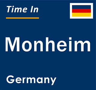 Current local time in Monheim, Germany