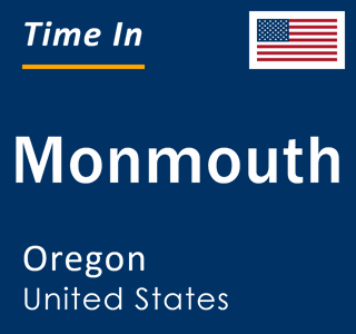 Current time in Monmouth, Oregon, United States