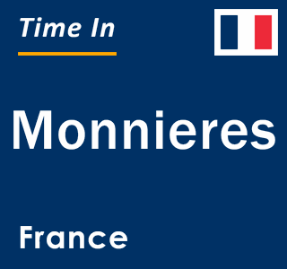 Current local time in Monnieres, France