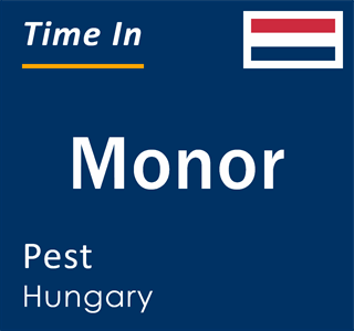 Current time in Monor, Pest, Hungary