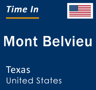 Current local time in Mont Belvieu, Texas, United States