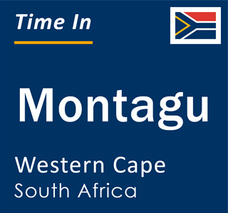 Current local time in Montagu, Western Cape, South Africa