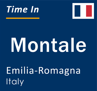 Current local time in Montale, Emilia-Romagna, Italy