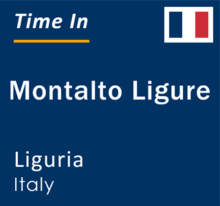 Current local time in Montalto Ligure, Liguria, Italy