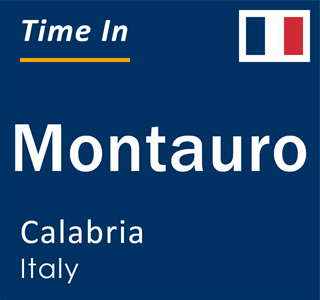 Current local time in Montauro, Calabria, Italy