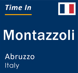 Current local time in Montazzoli, Abruzzo, Italy