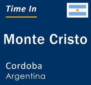 Current local time in Monte Cristo, Cordoba, Argentina