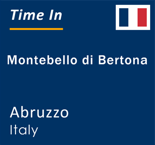 Current local time in Montebello di Bertona, Abruzzo, Italy