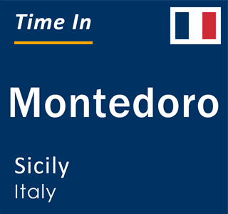 Current local time in Montedoro, Sicily, Italy