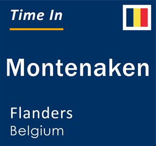 Current local time in Montenaken, Flanders, Belgium