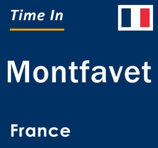 Current local time in Montfavet, France